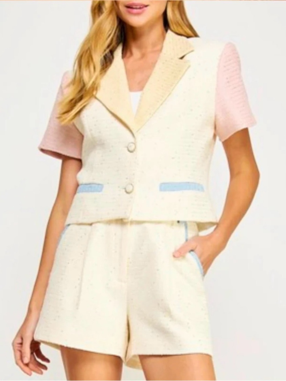 NWT shop the chic girl tweed set size small